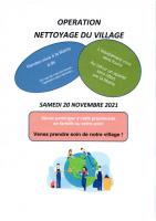 Nettoyage village 2021